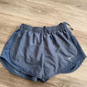 Nike Women's Gray Blue Athletic Shorts